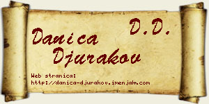 Danica Đurakov vizit kartica